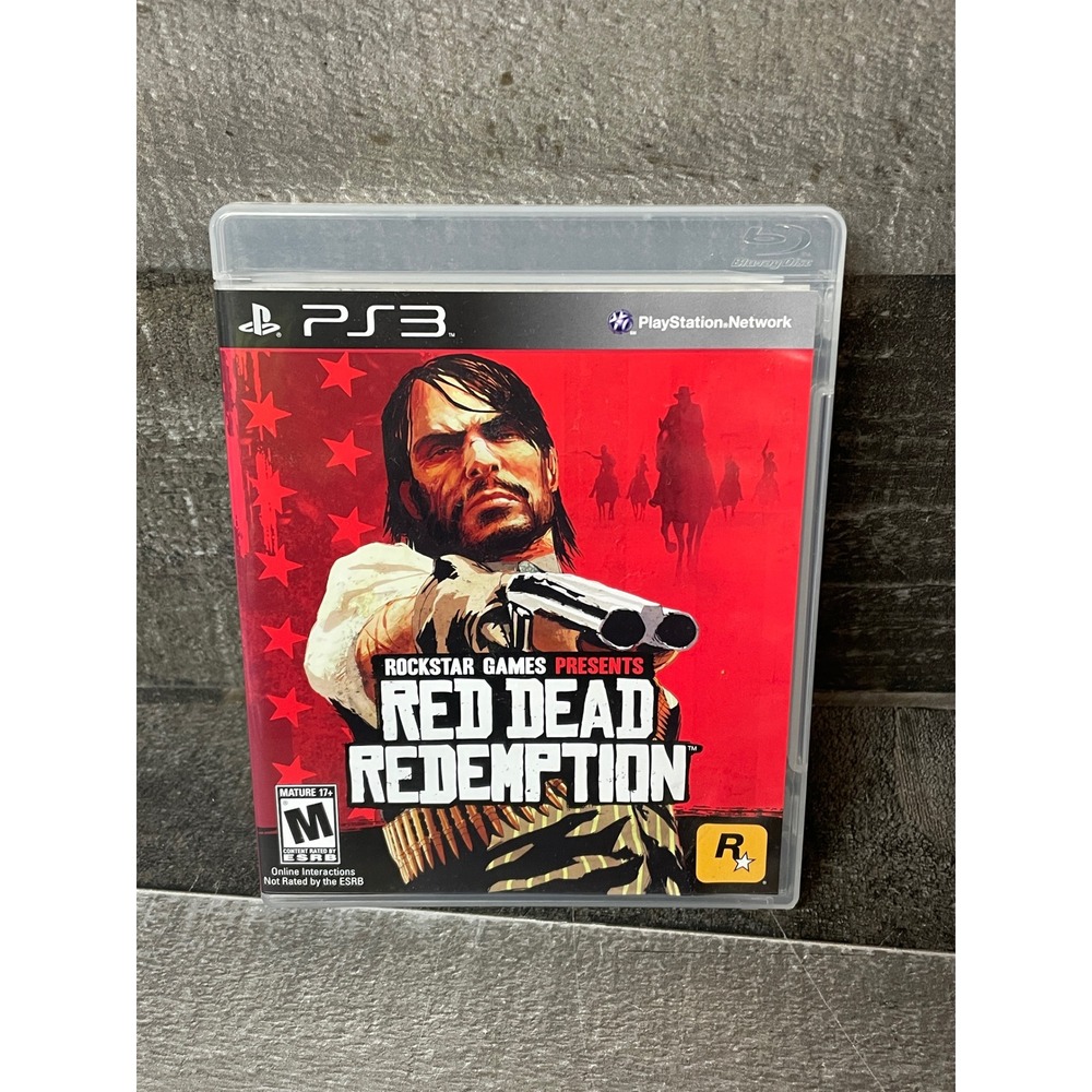 Red Dead Redemption PS3 Rockstar Games Complete Action Adventure Game